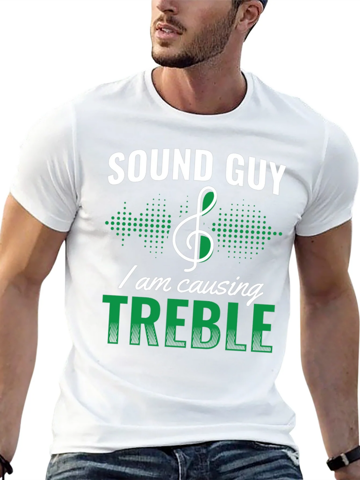 Sound Guy Treble Maker Funny T-Shirt product image 8