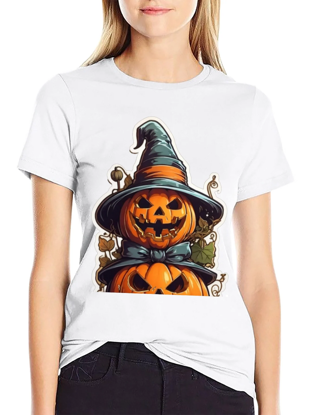 Spooky Pumpkin Halloween T-Shirt