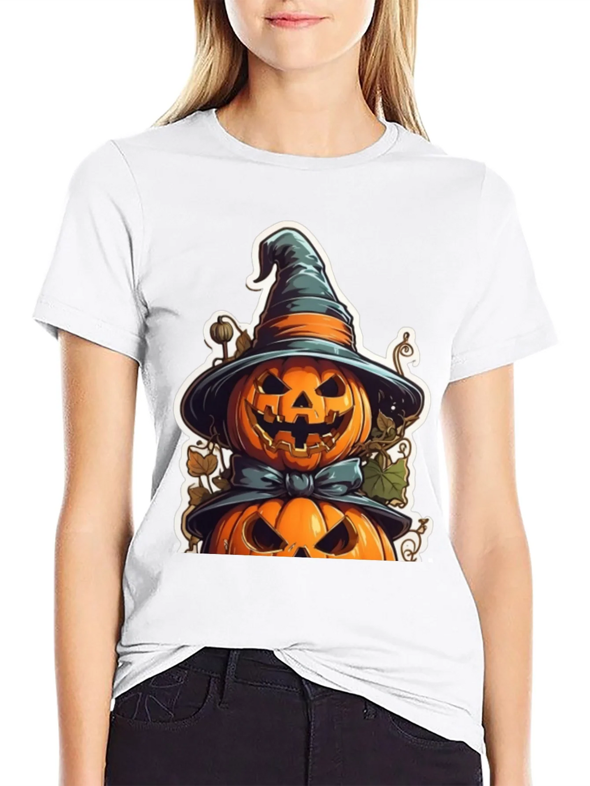 Spooky Pumpkin Halloween T-Shirt