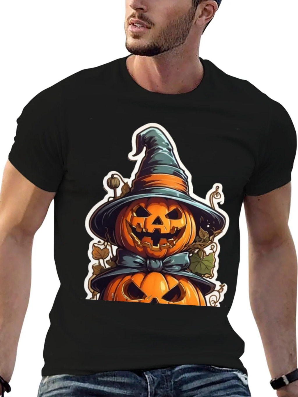 Spooky Pumpkin Halloween T-Shirt
