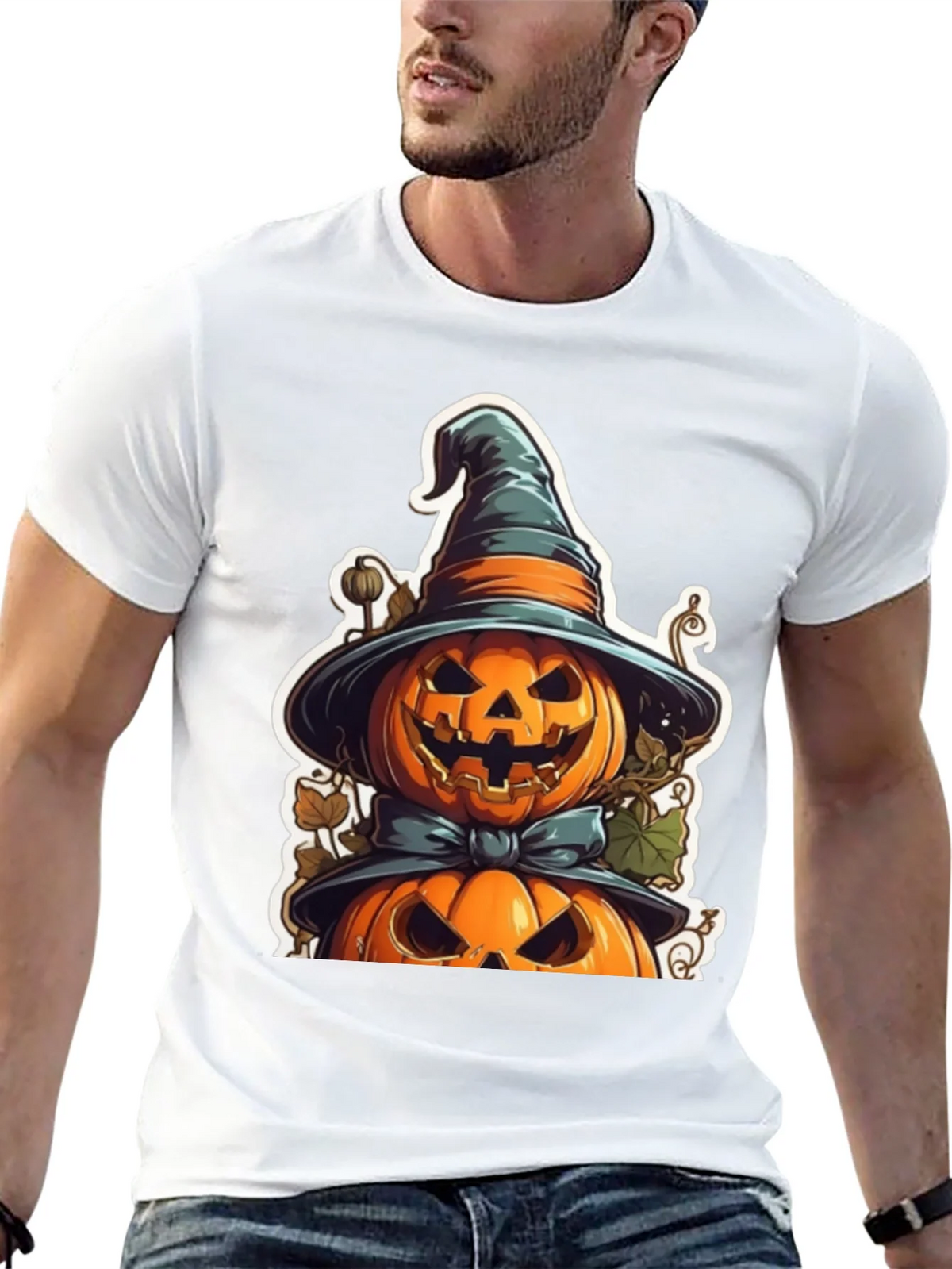 Spooky Pumpkin Halloween T-Shirt