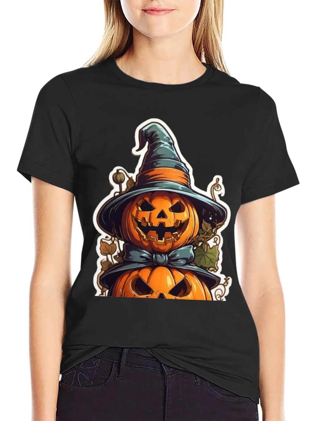 Spooky Pumpkin Halloween T-Shirt
