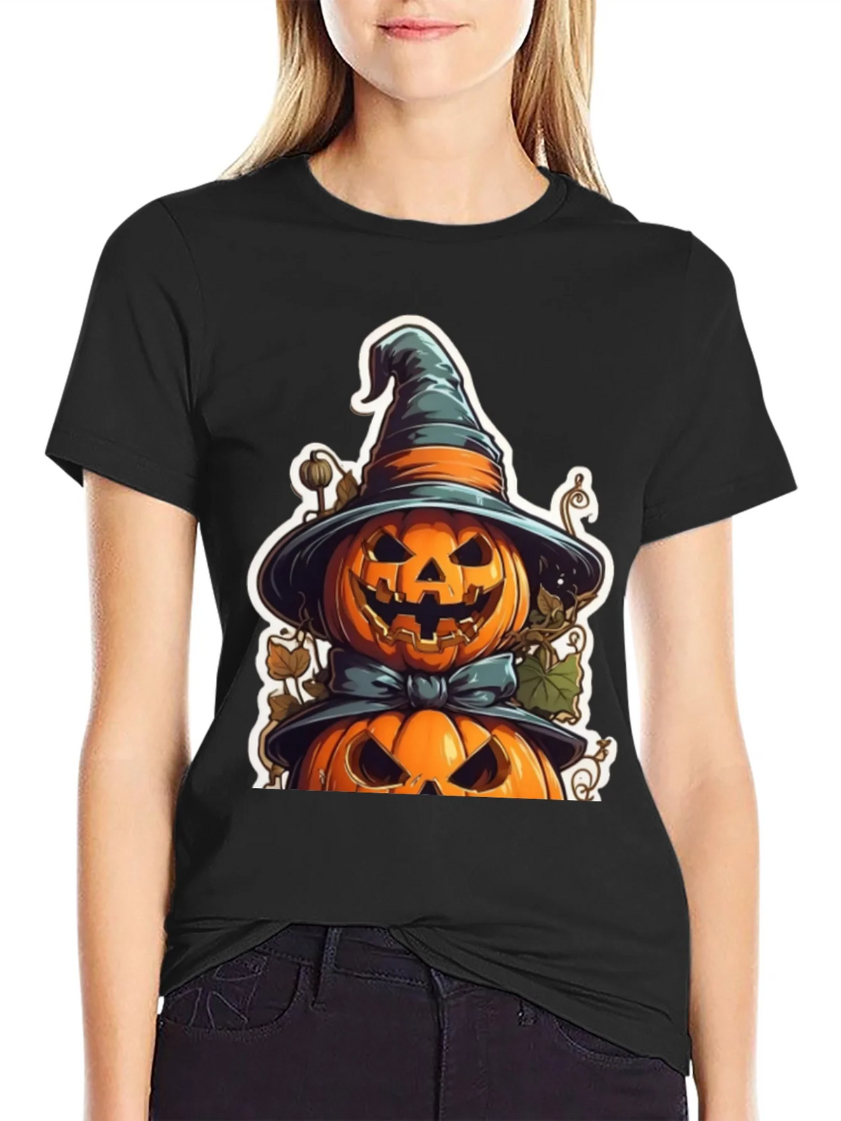 Spooky Pumpkin Halloween T-Shirt