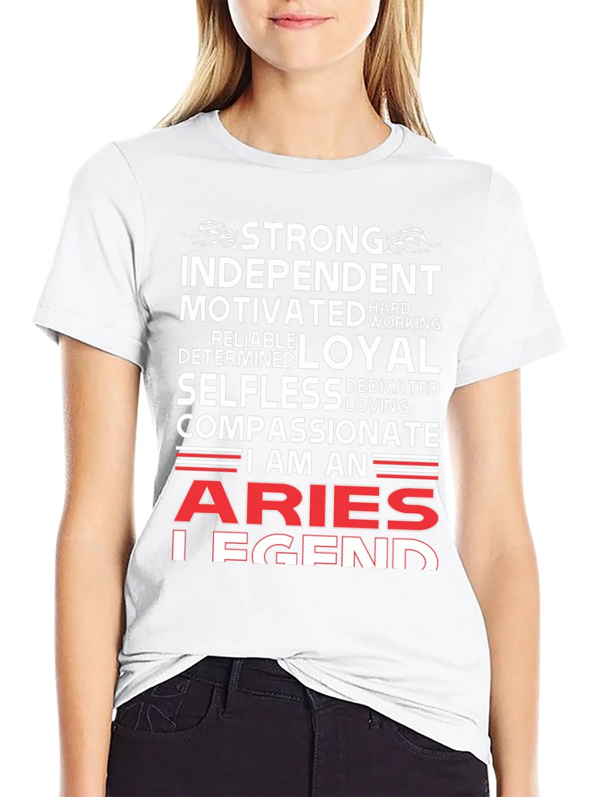 Aries Legend T-Shirt - Strong Independent Motivated product image 6