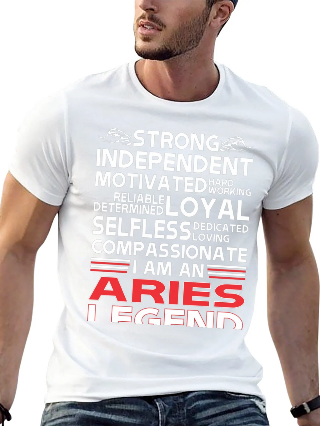 Aries Legend T-Shirt - Strong Independent Motivated product image 9