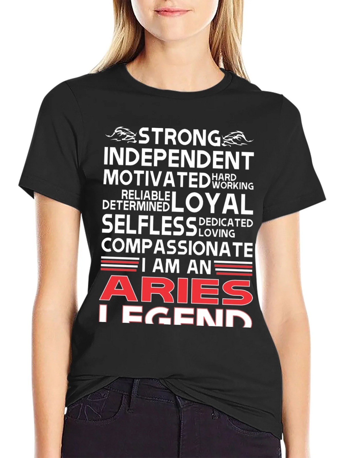 Aries Legend T-Shirt - Strong Independent Motivated product image 2