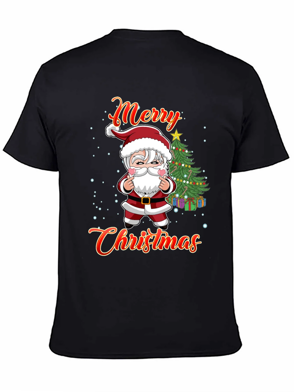 Merry Christmas Graphic Tee - Santa Design product image 4