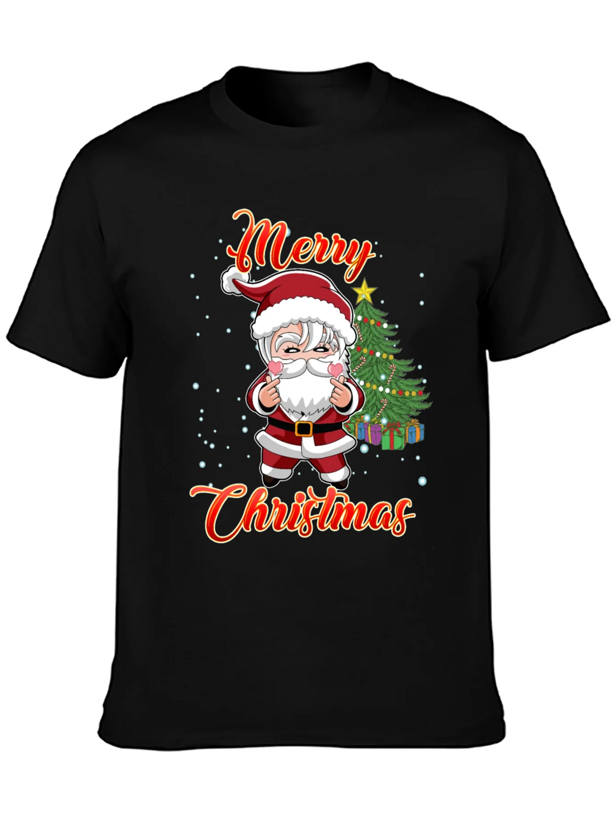 Merry Christmas Graphic Tee - Santa Design product image 3