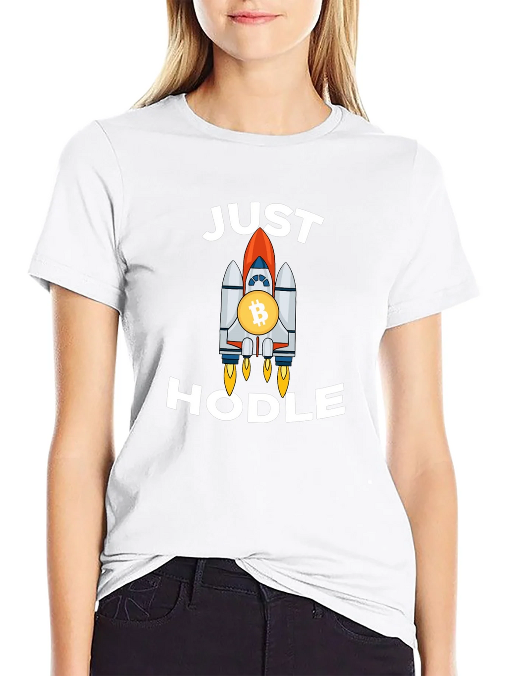 Bitcoin HODL T-Shirt - Crypto Rocket Launch! product image 8