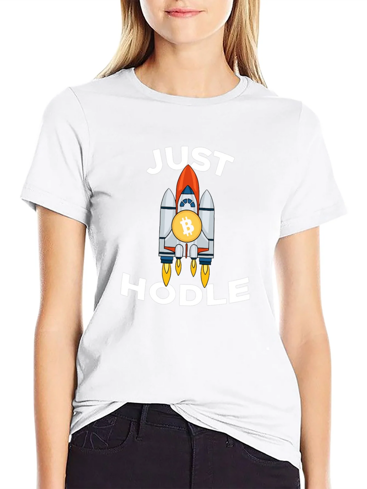 Bitcoin HODL T-Shirt - Crypto Rocket Launch! product image 8