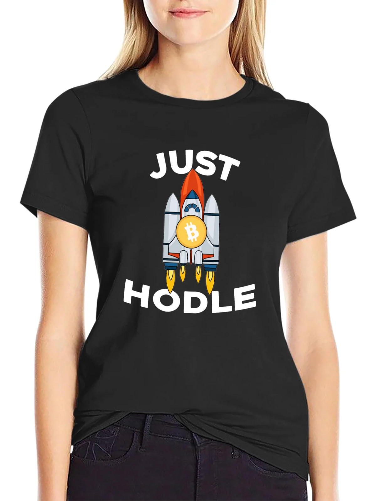 Bitcoin HODL T-Shirt - Crypto Rocket Launch! product image 2