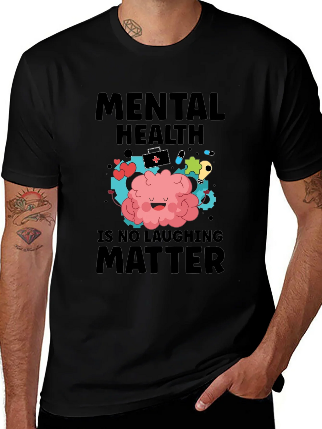 Mental Health Awareness Graphic T-Shirt product image 1