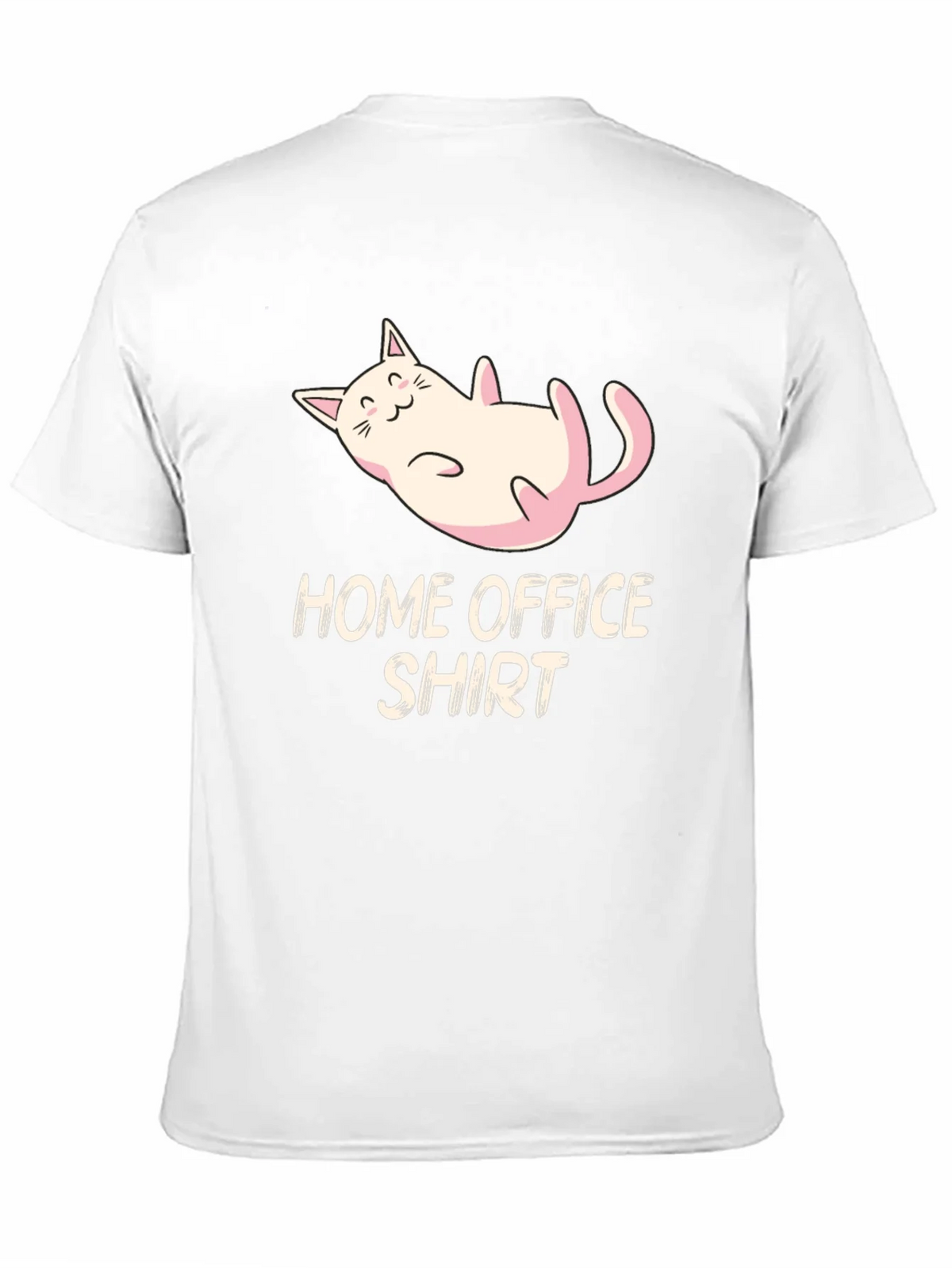 Home Office Cat Graphic Tee - Black product image 10