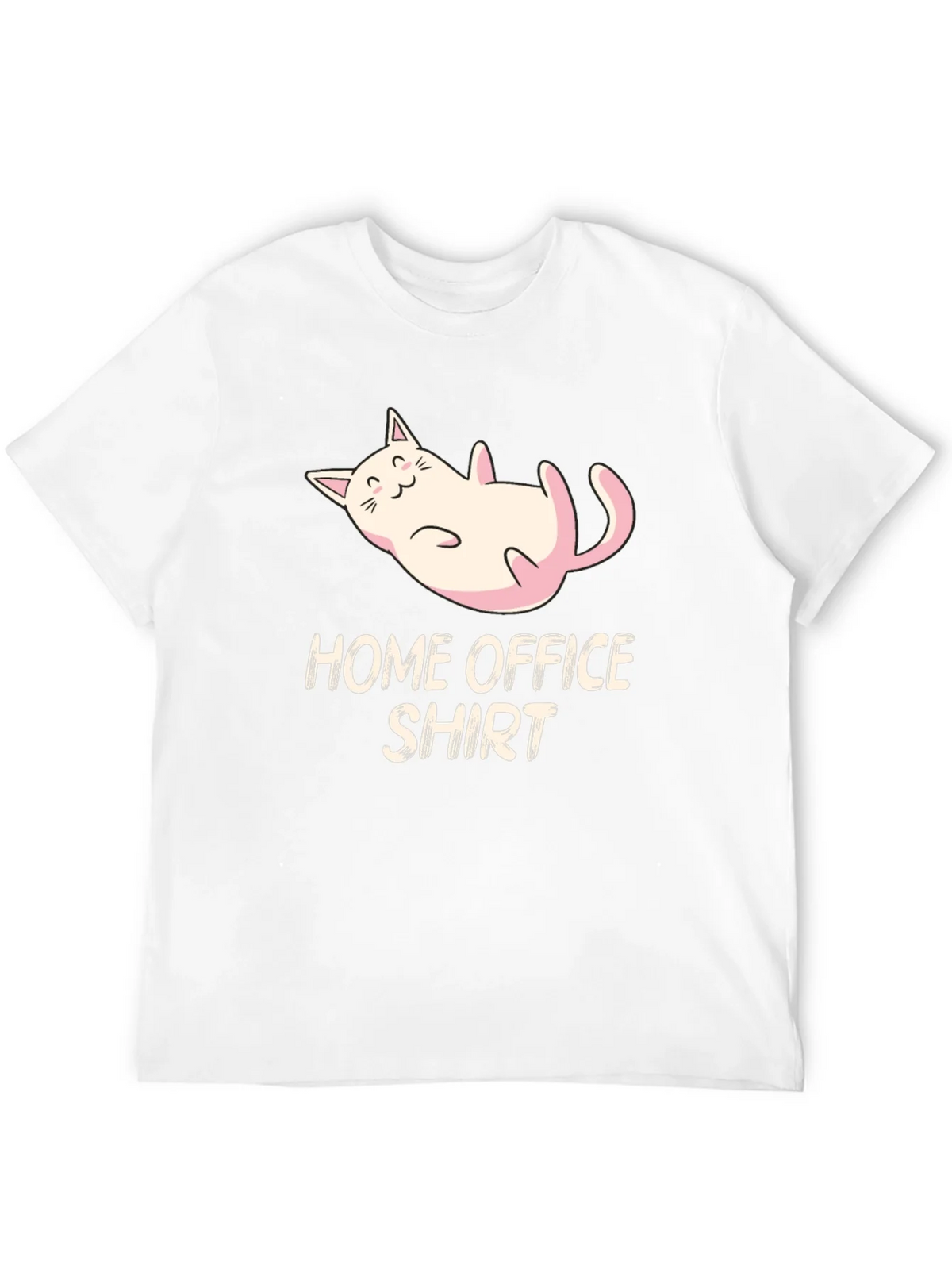 Home Office Cat Graphic Tee - Black product image 11