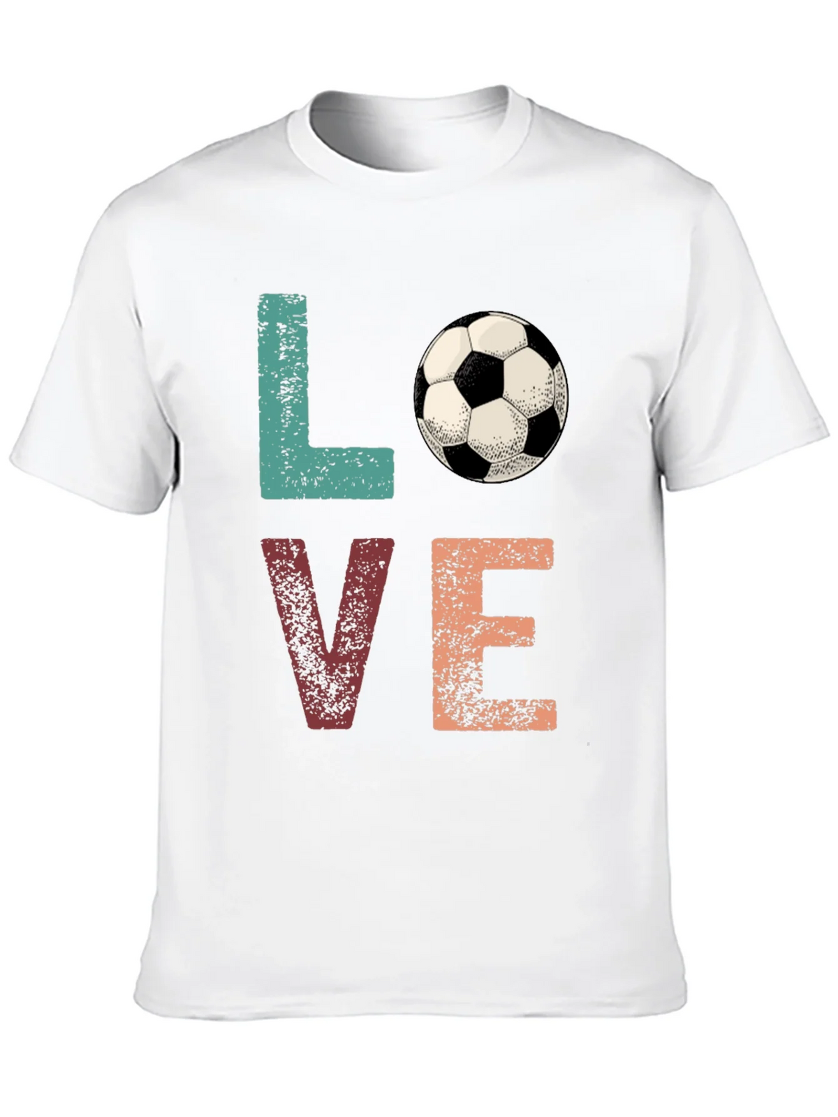 Love Soccer Graphic Tee - Black Cotton Shirt product image 9