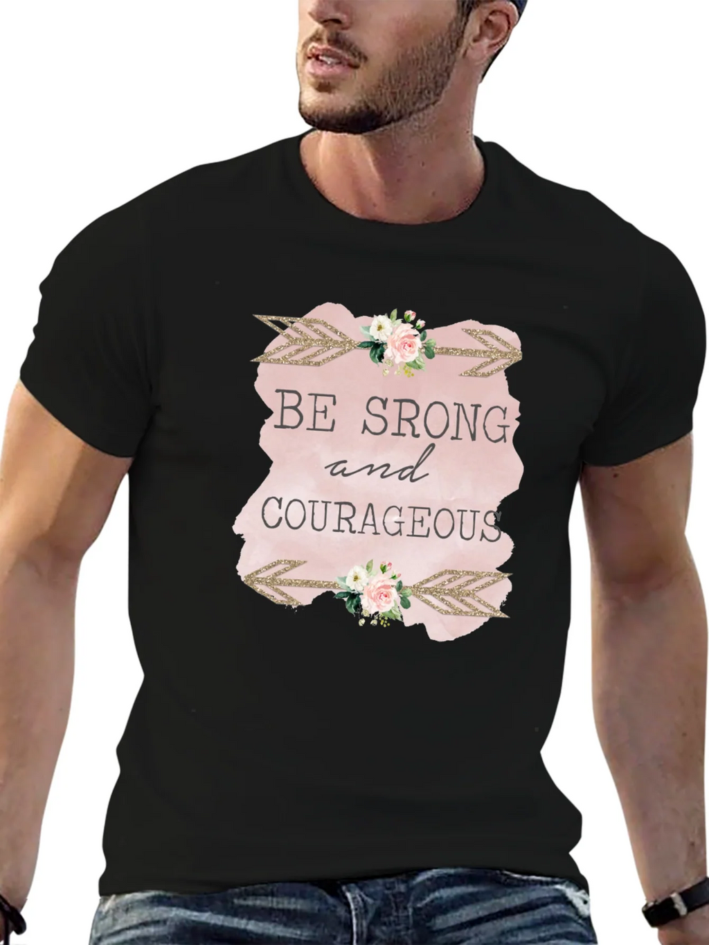 Be Strong & Courageous Graphic Tee - Unisex product image 6