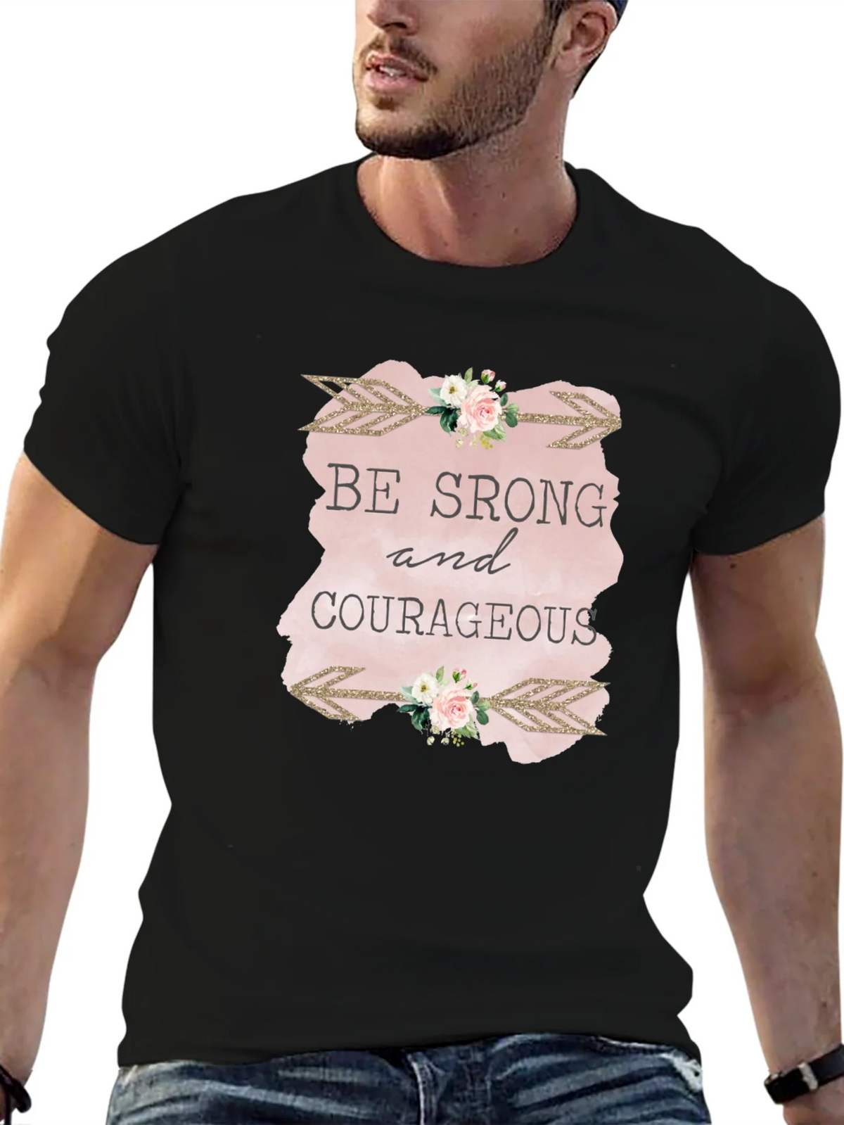 Be Strong & Courageous Graphic Tee - Unisex product image 6
