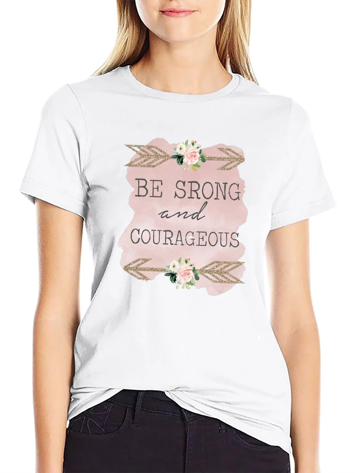 Be Strong & Courageous Graphic Tee - Unisex product image 8
