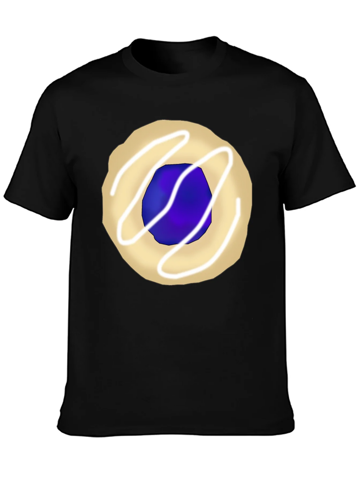 Cookie Graphic Tee - Black Casual T-Shirt product image 3
