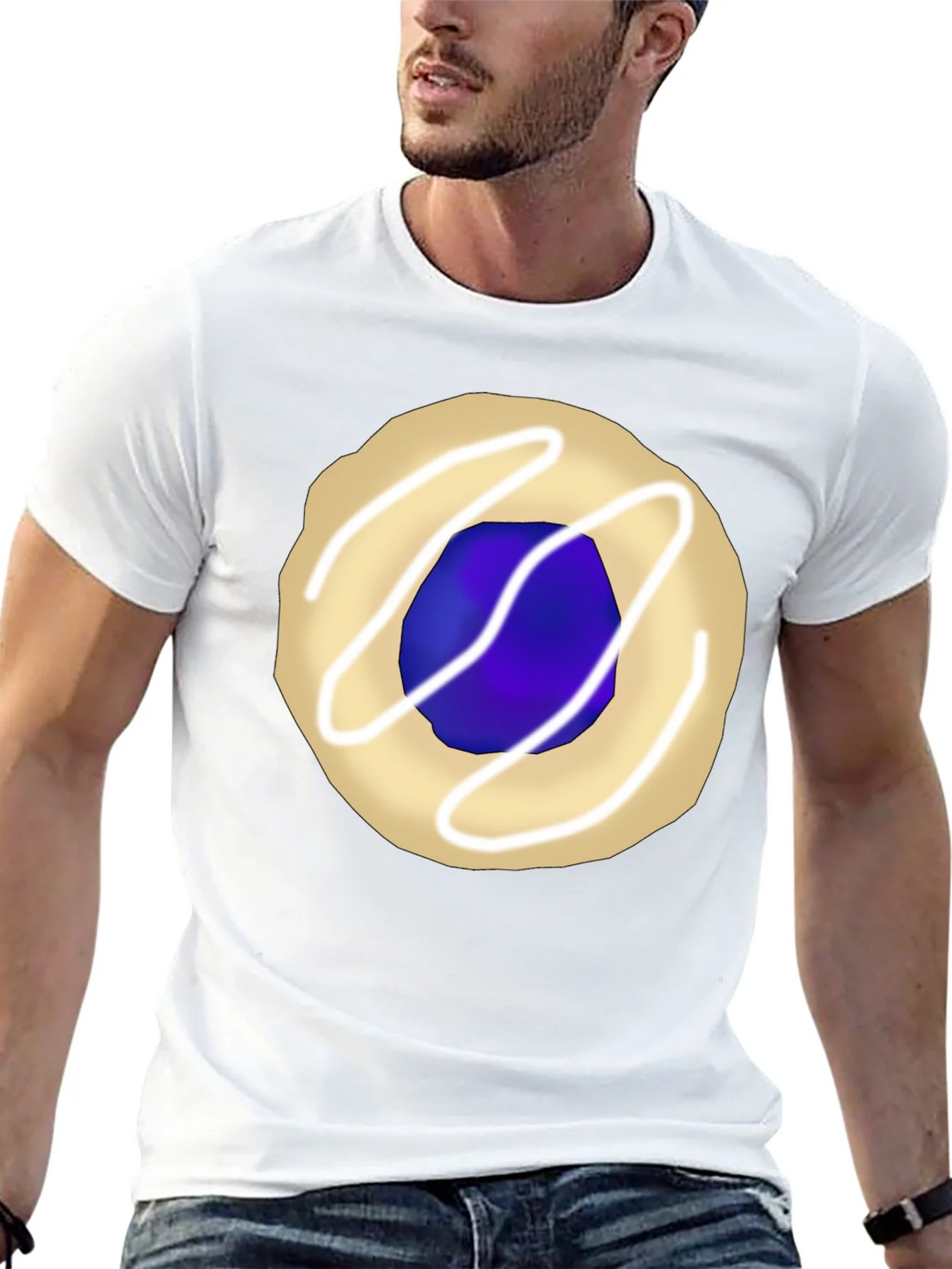 Cookie Graphic Tee - Black Casual T-Shirt product image 12