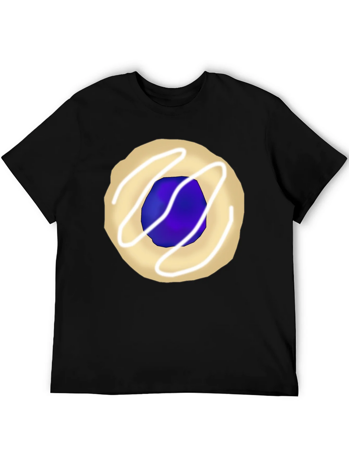 Cookie Graphic Tee - Black Casual T-Shirt product image 5