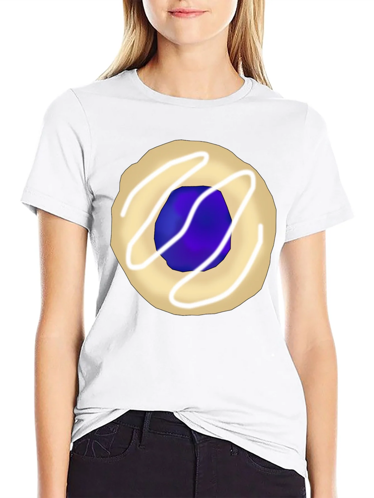 Cookie Graphic Tee - Black Casual T-Shirt product image 8