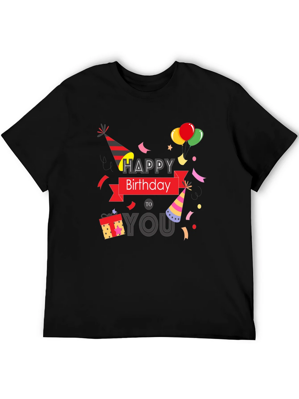 Happy Birthday Graphic Print T-Shirt product image 4