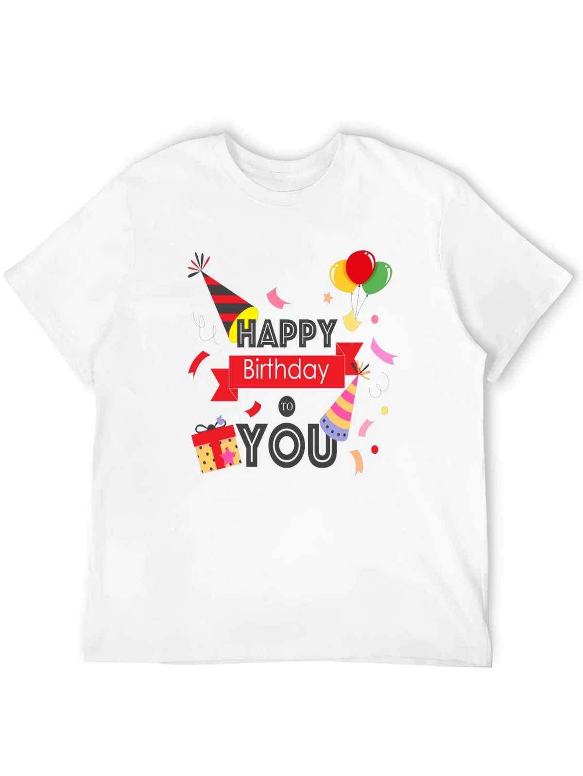 Happy Birthday Graphic Print T-Shirt product image 10