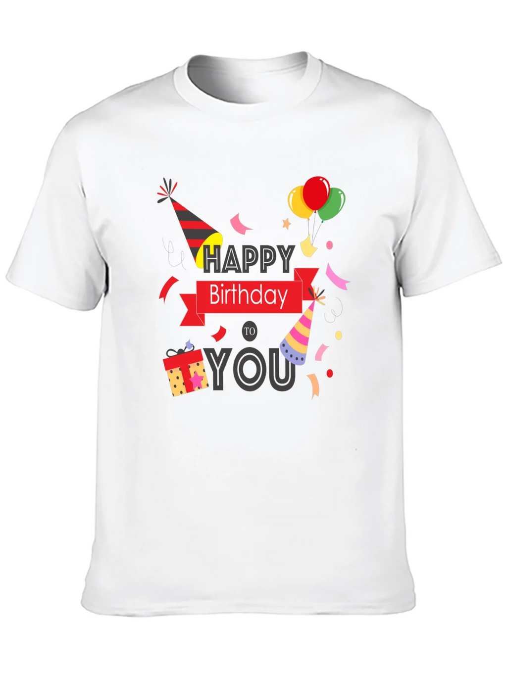 Happy Birthday Graphic Print T-Shirt product image 8