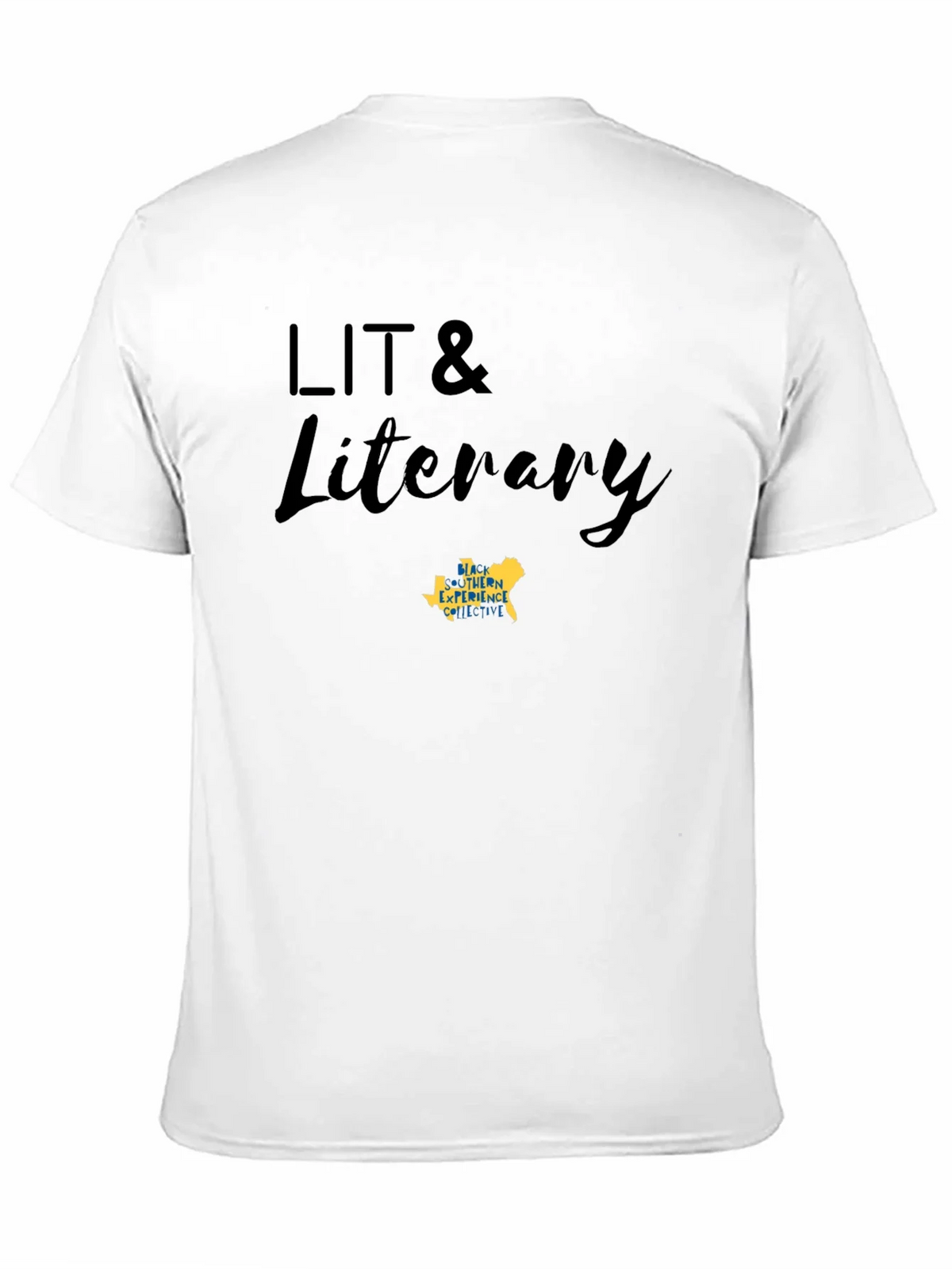 LIT & Literary Black Cotton Blend T-Shirt product image 10