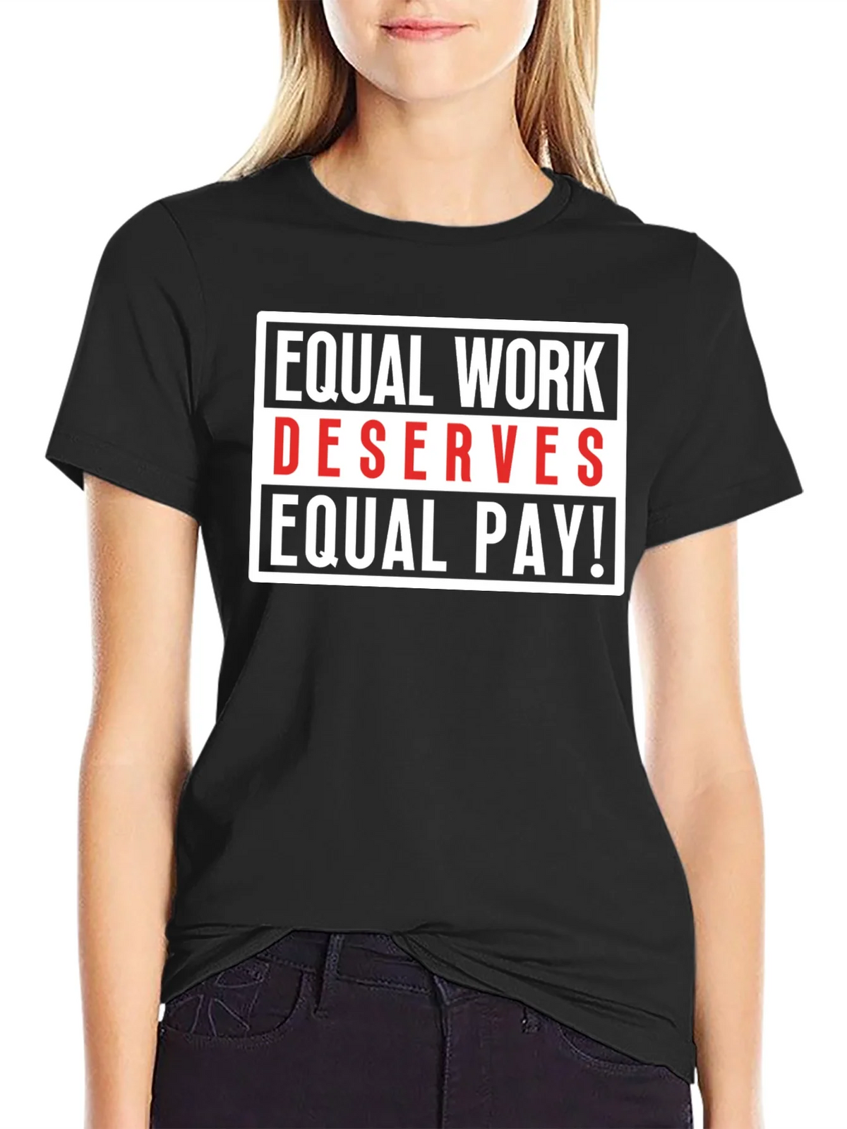 Equal Work Deserves Pay Graphic Tee product image 2