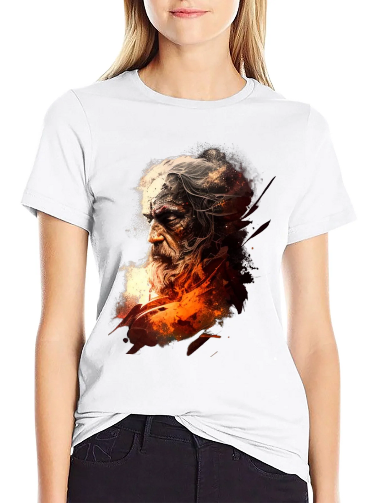 Wizard Graphic Black T-Shirt product image 8