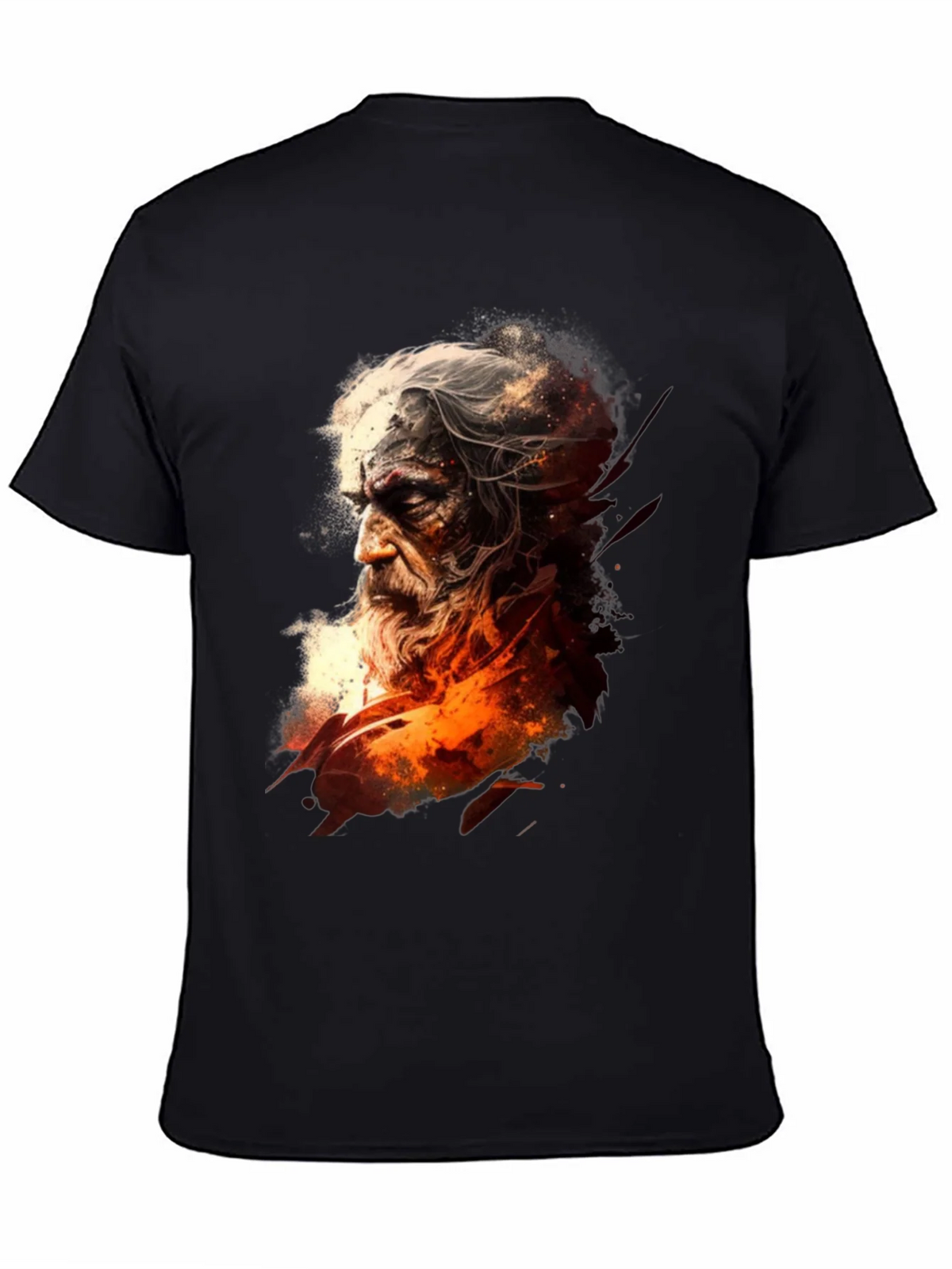 Wizard Graphic Black T-Shirt product image 4
