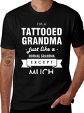 Tattooed Grandma Graphic Novelty T-Shirt product image 1