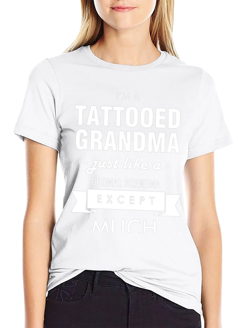 Tattooed Grandma Graphic Novelty T-Shirt product image 8