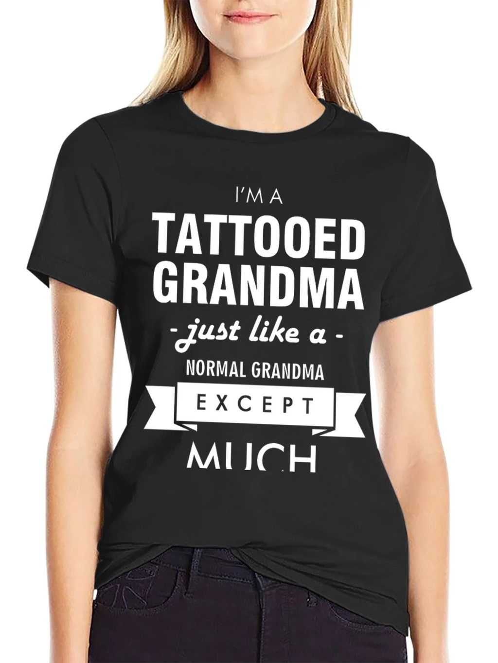 Tattooed Grandma Graphic Novelty T-Shirt product image 2