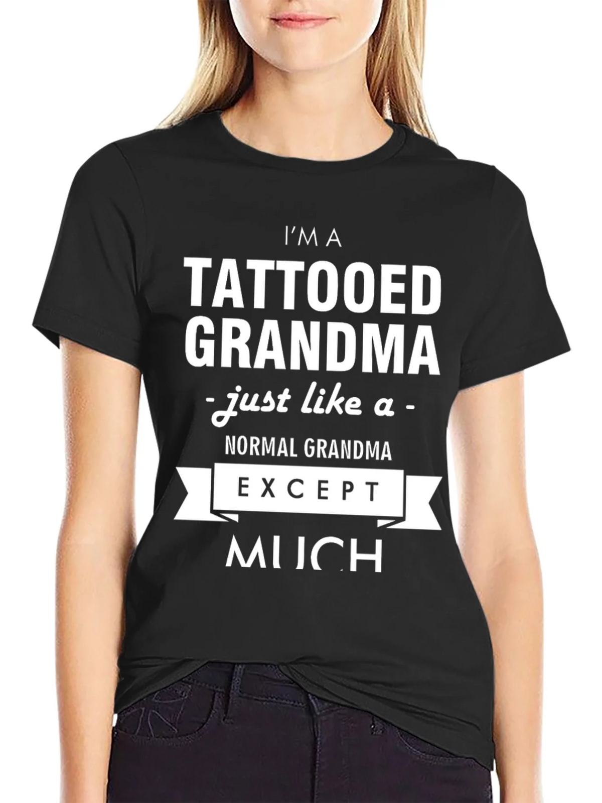 Tattooed Grandma Graphic Novelty T-Shirt product image 2