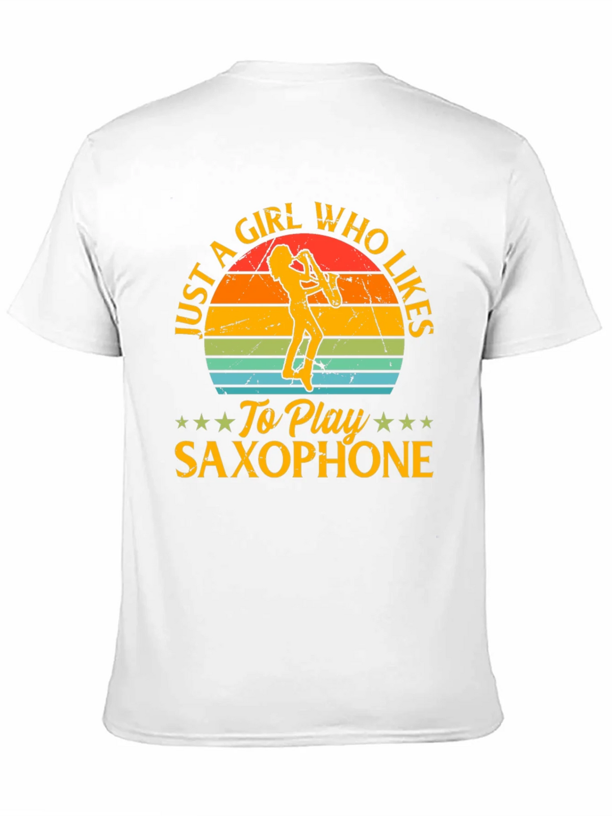 Saxophone Girl T-Shirt - Music Lover Tee product image 10