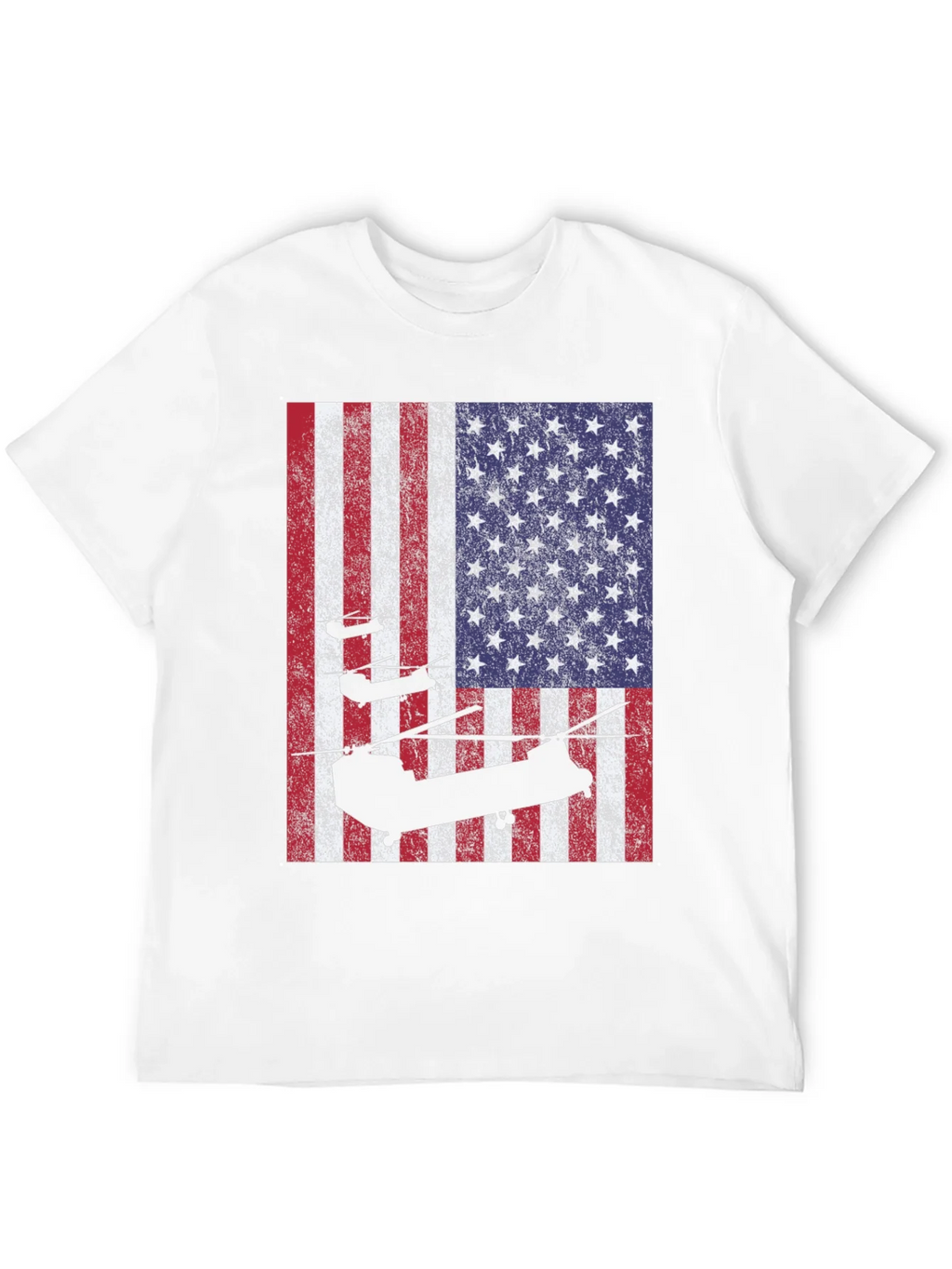 American Flag Helicopter T-Shirt product image 10