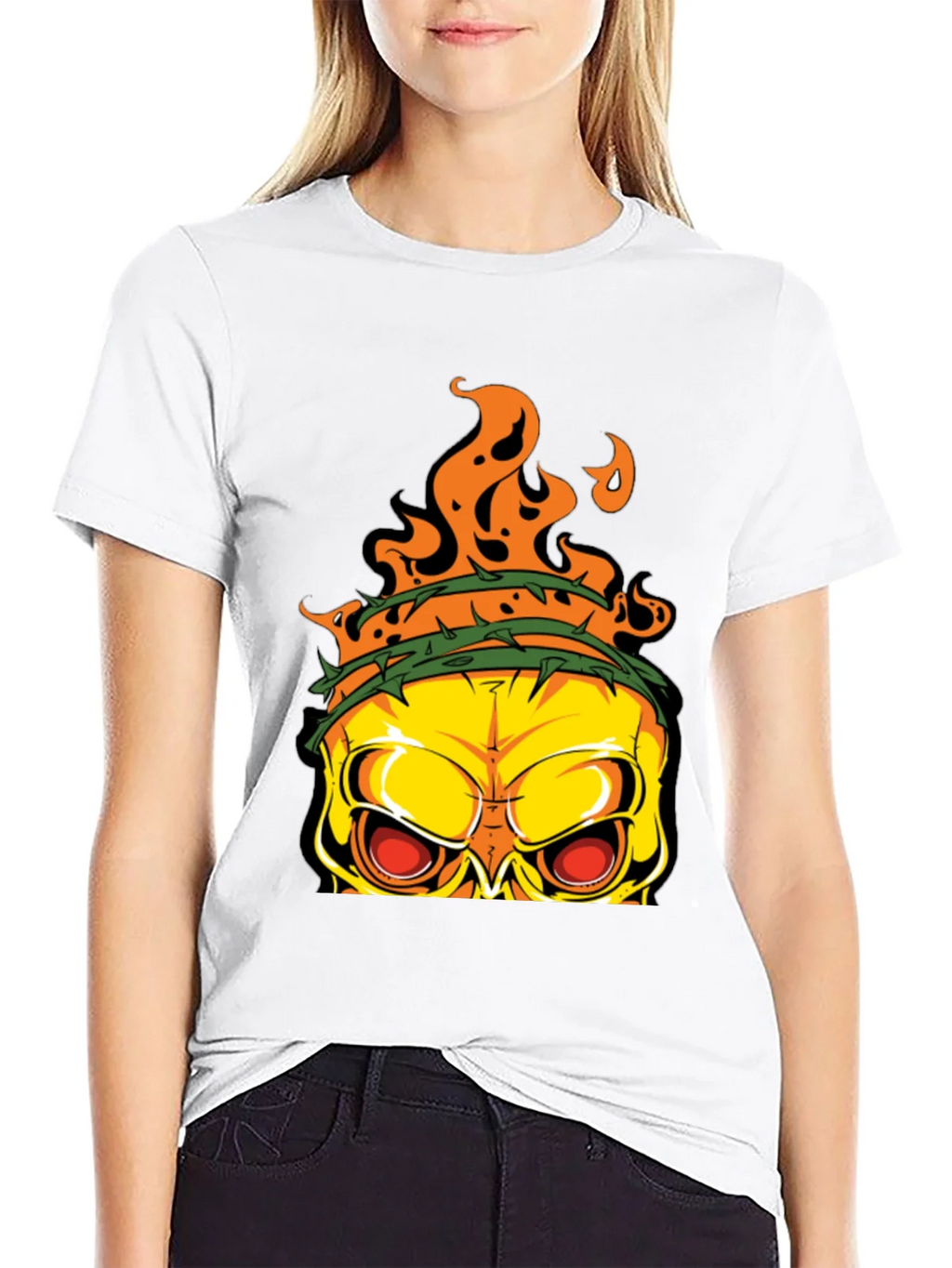 Edgy Skull Graphic T-Shirt - Mens Black Tee product image 8