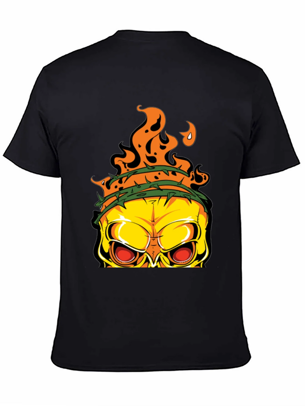 Edgy Skull Graphic T-Shirt - Mens Black Tee product image 4