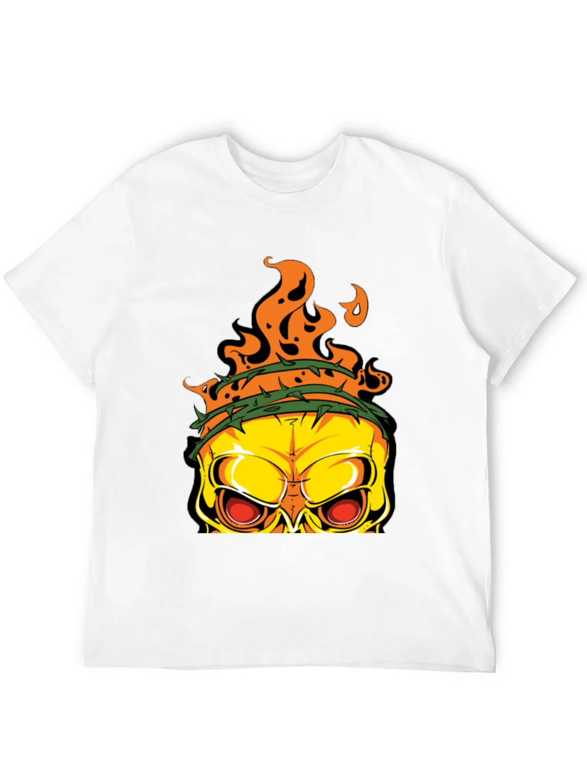 Edgy Skull Graphic T-Shirt - Mens Black Tee product image 11