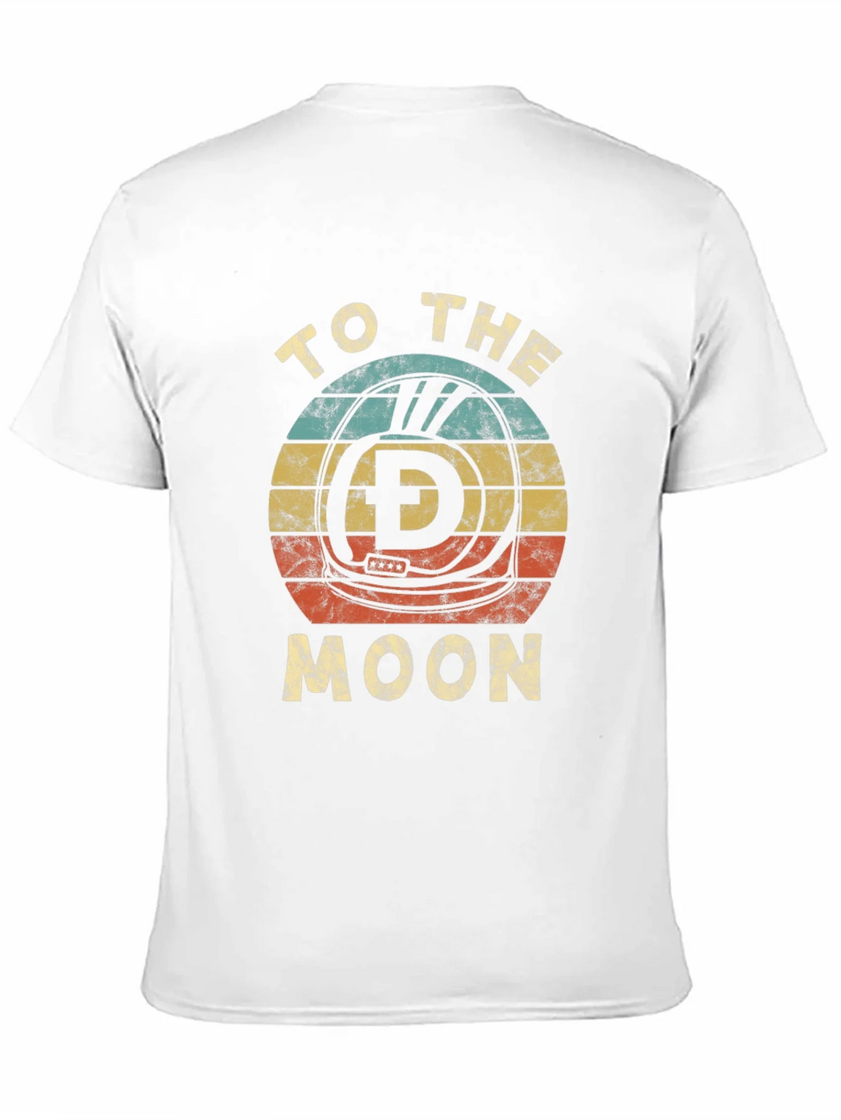 Retro Dogecoin To The Moon Graphic T-Shirt product image 10