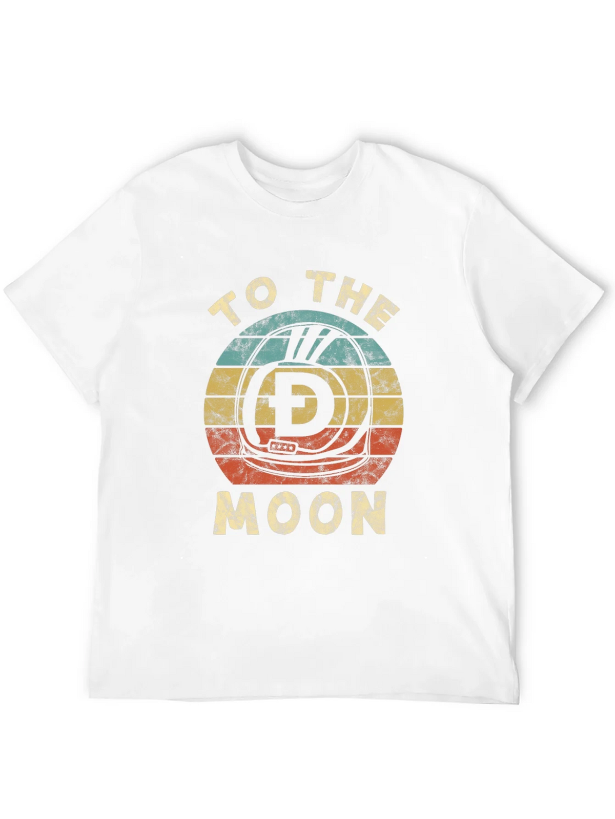 Retro Dogecoin To The Moon Graphic T-Shirt product image 11