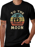 Retro Dogecoin To The Moon Graphic T-Shirt product image 1