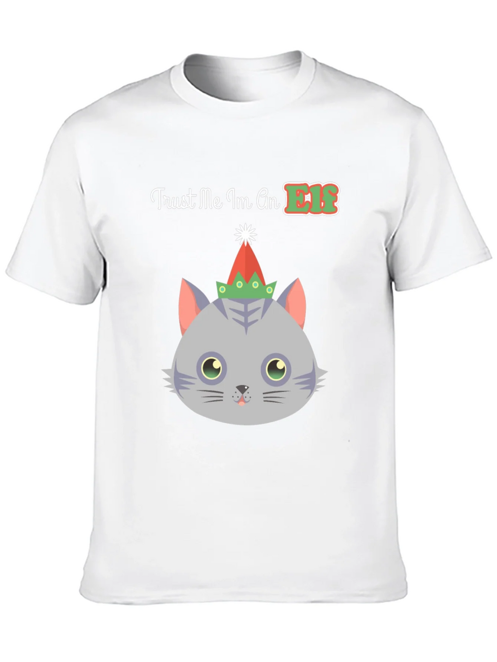 Trust Me Im An Elf Cat Christmas T-Shirt product image 9
