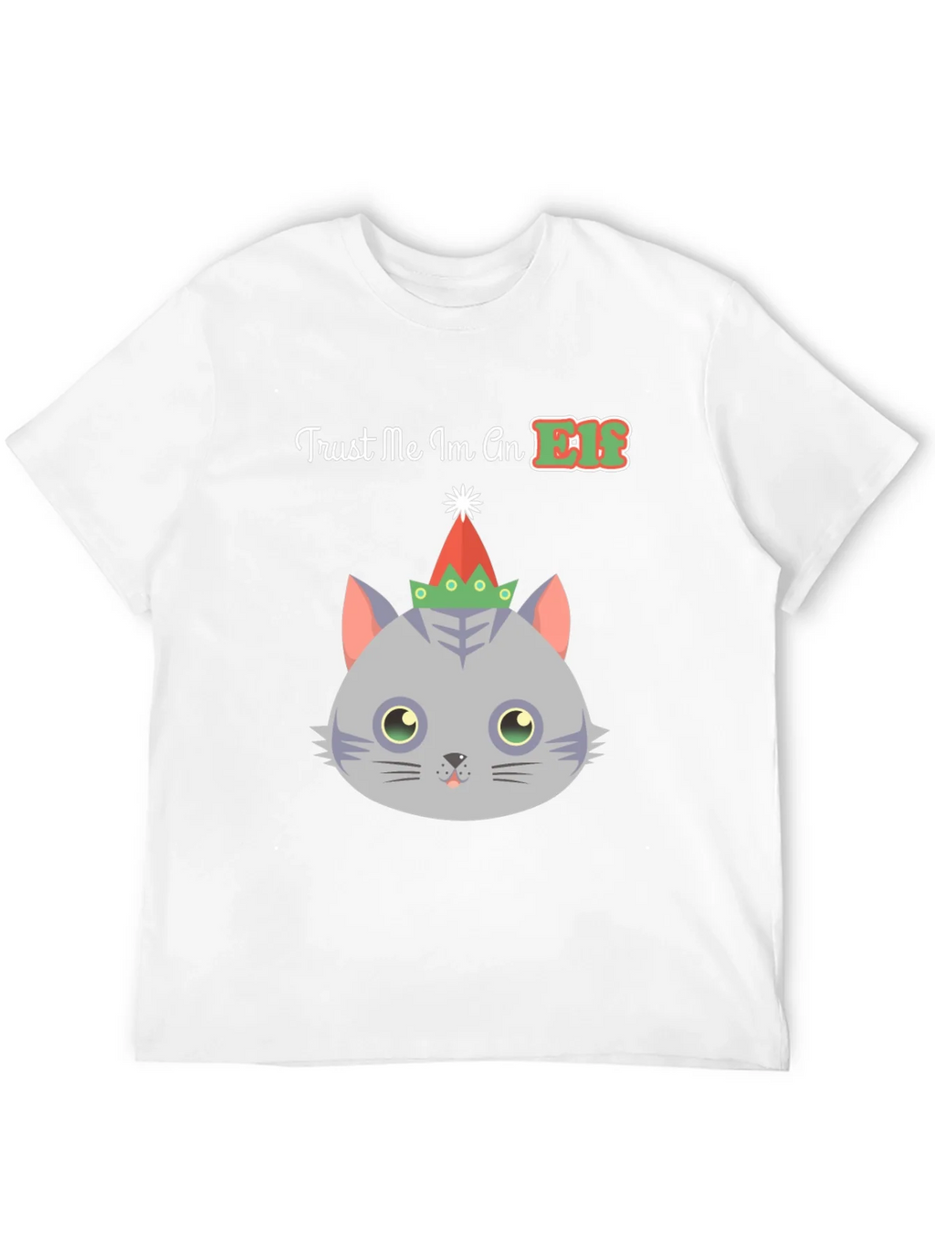 Trust Me Im An Elf Cat Christmas T-Shirt product image 11