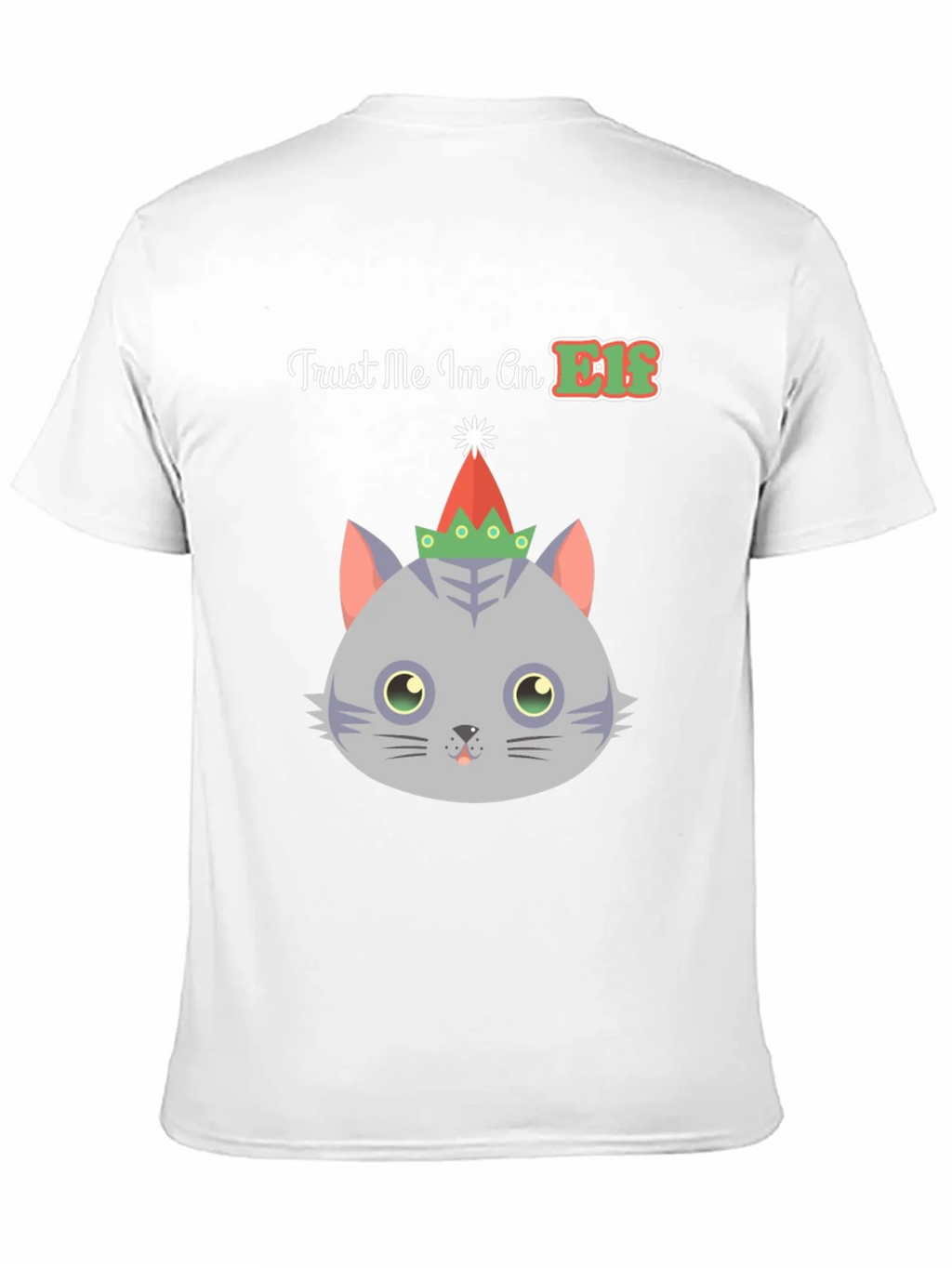 Trust Me Im An Elf Cat Christmas T-Shirt product image 10