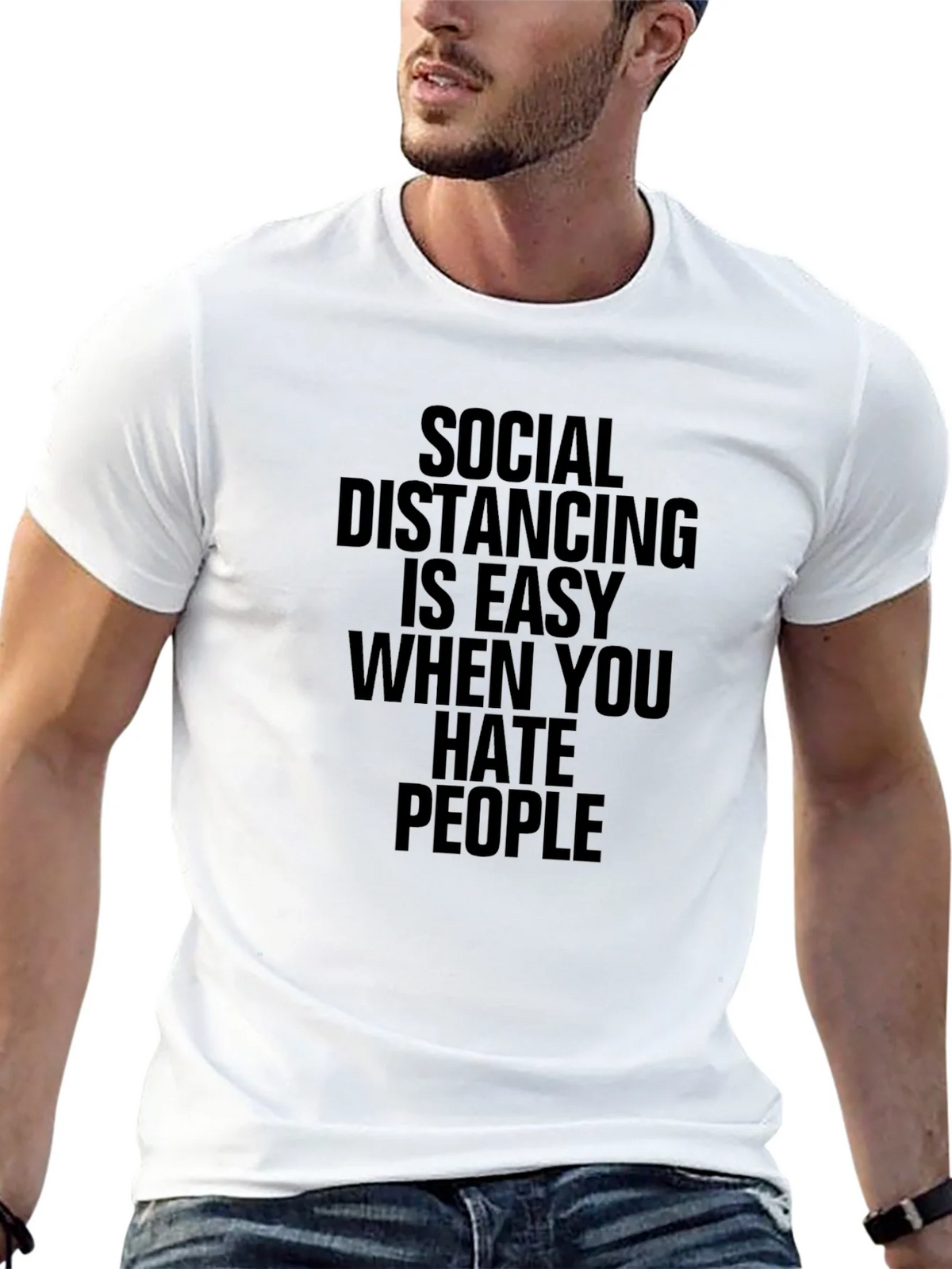 Social Distancing Hates People T-Shirt product image 12
