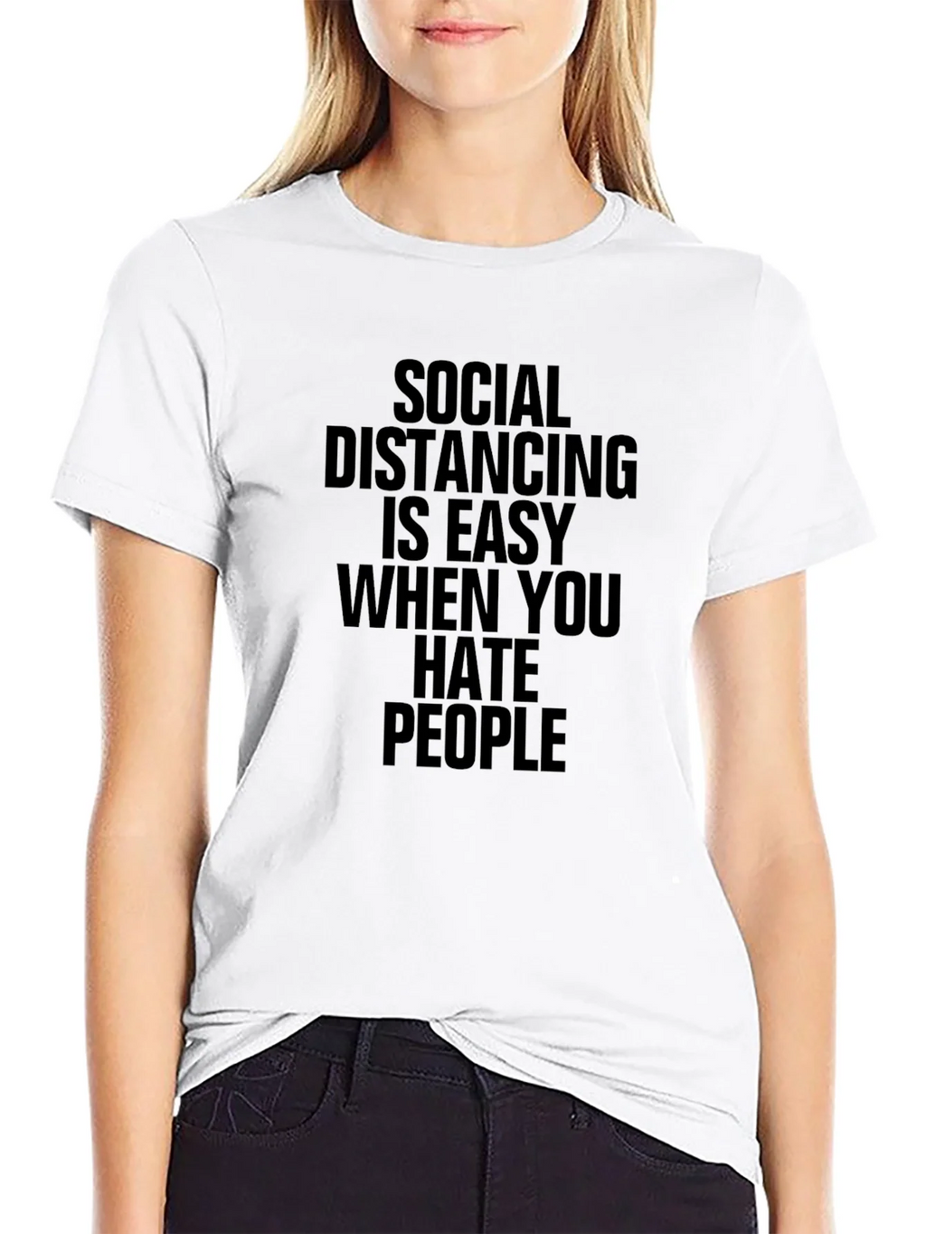 Social Distancing Hates People T-Shirt product image 8